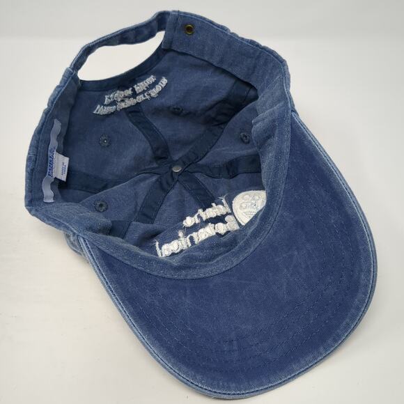 Idaho Botanical Garden Slideback Hat Blue One Size Port & Company - Picture 7 of 10